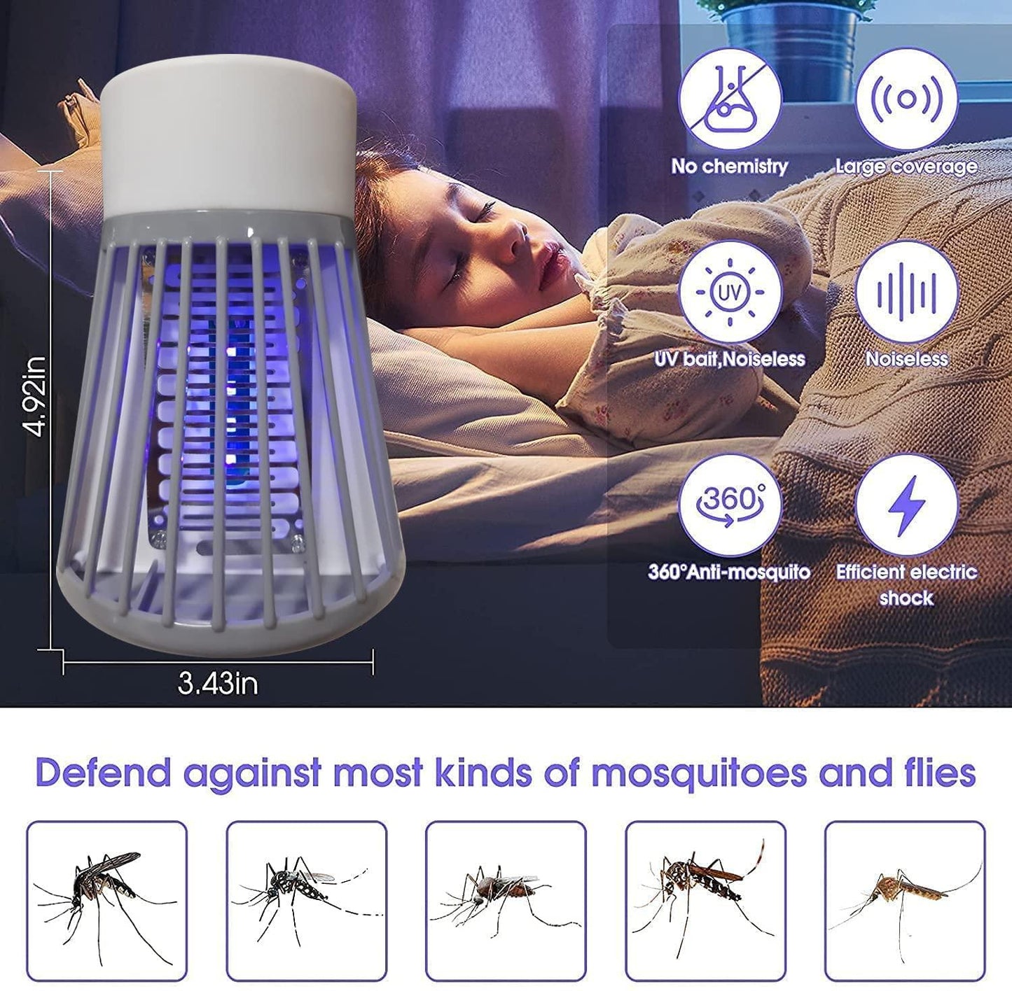 Electric Shock Mosquito Killer Racket. Electric musquito catcher.
